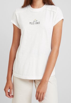 T-shirt print - white