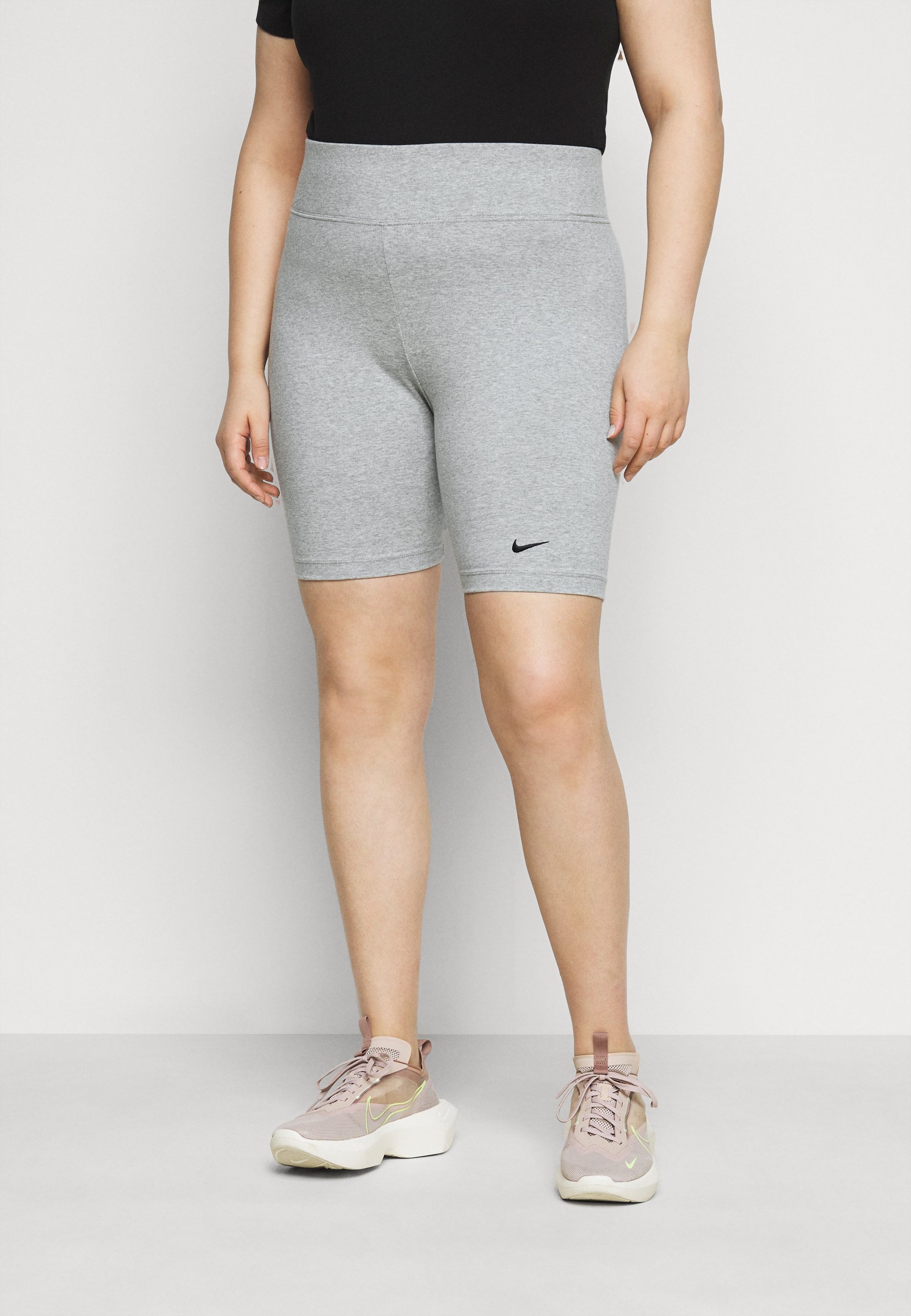 Nike Sportswear LEGASEE BIKE PLUS - Shorts - grey heather/black/mottled  dark grey - Zalando.ie