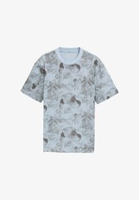 Niet geselecteerd, light blue grey watery print