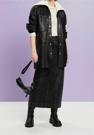 Esprit Jupe en jean - black