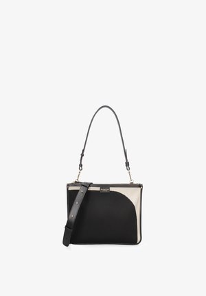 My Best Bag, ATENA - SHOULDER BAG - Bolso de mano - black/white ivory solid