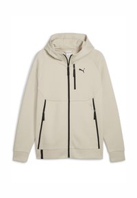 Puma TECH Zip-up sweatshirt desert dust/beige Zalando