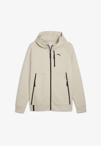 Puma TECH Zip-up sweatshirt desert dust/beige Zalando