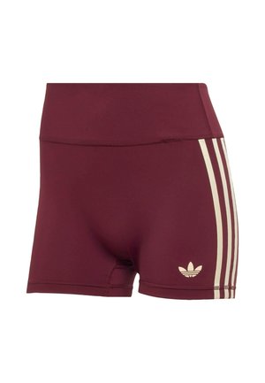 adidas Performance, ADIDAS ORIGINALS SPORT SUPERSTAR  SHORT LEGGINGS - Leggings - maroon