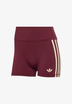 adidas Performance, ADIDAS ORIGINALS SPORT SUPERSTAR SHORT LEGGINGS - Leggings - maroon