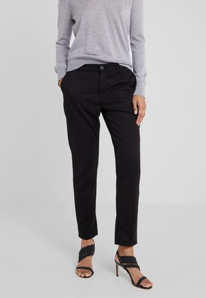 Trousers - black denim
