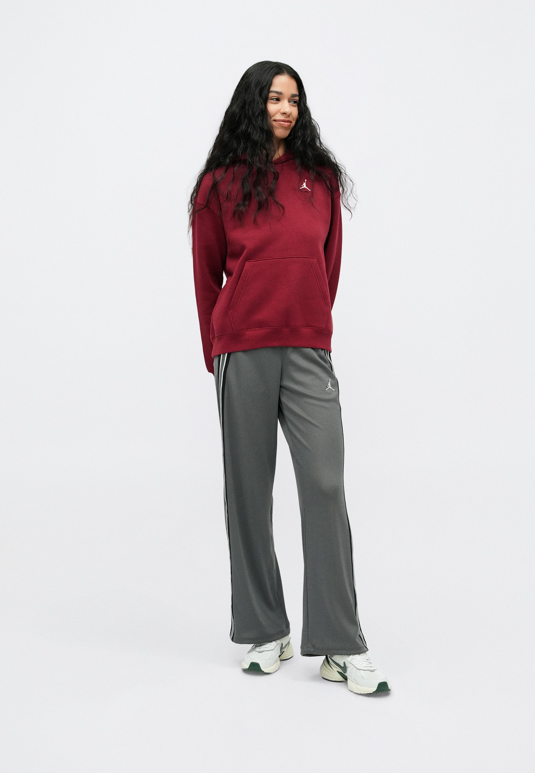 maroon jordan jumpsuit