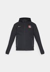 FC BARCELONA HOODY - Sweater met rits - black/club gold