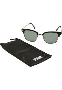 Urban Classics UNISEX CRETE - Saulesbrilles - black green