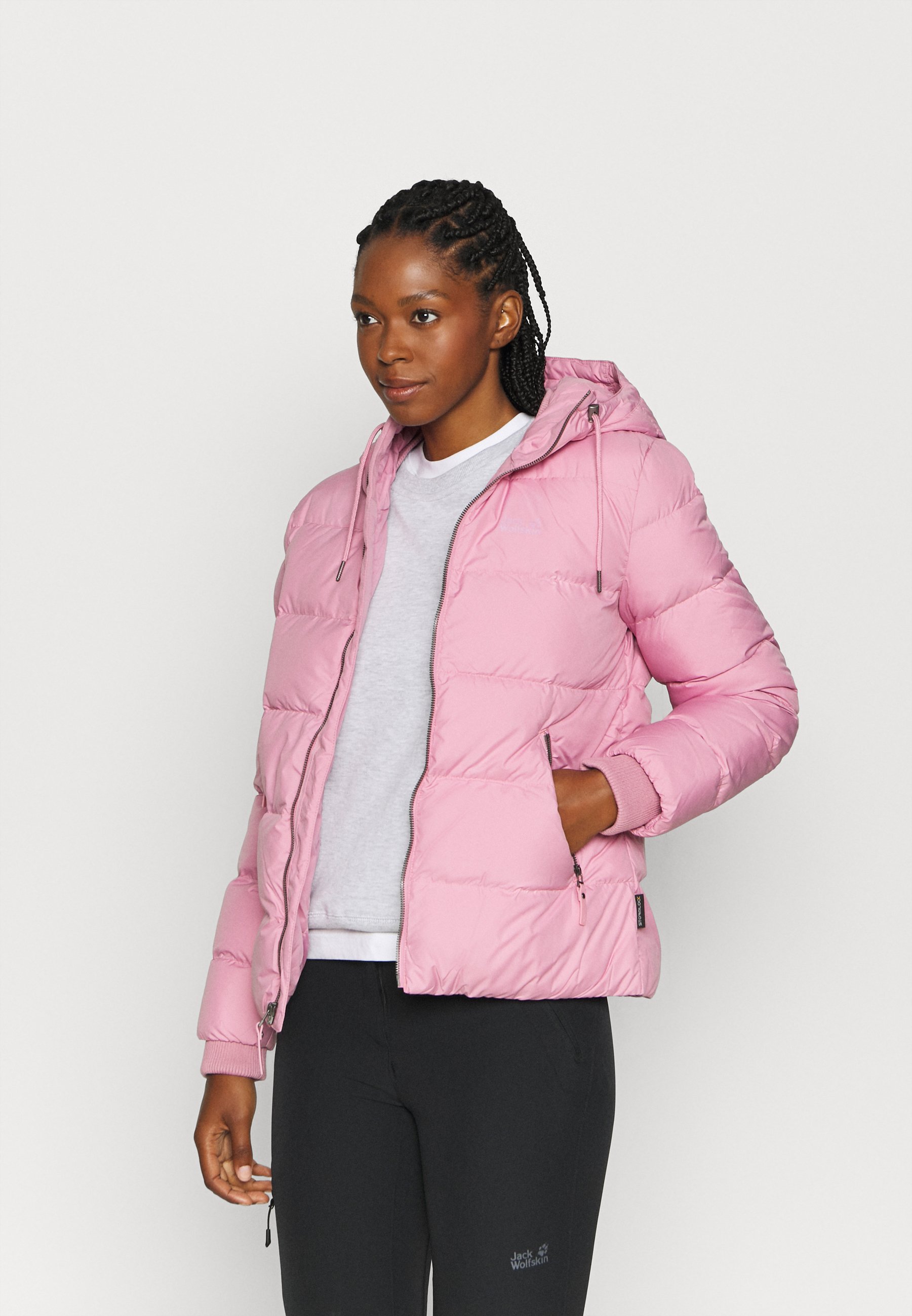 jack wolfskin pink jacket