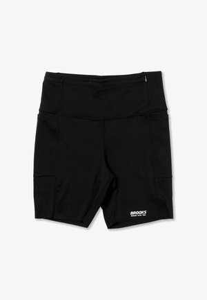 Brooks, CASCADIA SHORT TIGHT - Leggings da corsa corti - black