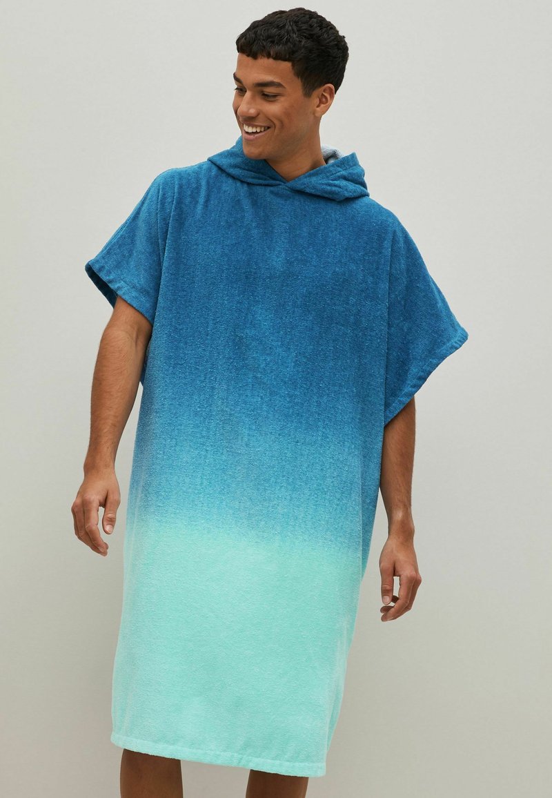 Next TOWEL SWIM PONCHO Dressing gown blue ombre/blue Zalando