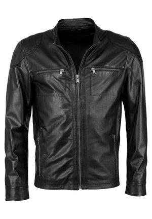 Leather jacket - black