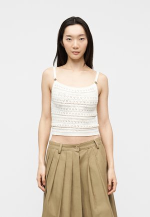RIVER TANK TOP - Felső - cream white