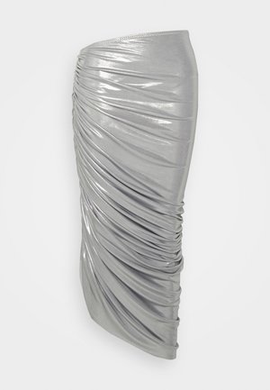 Norma Kamali DIANA LONG SKIRT - Jupe crayon - silver