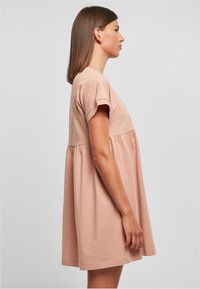 Urban Classics EMPIRE VALANCE TEE - Dnevna haljina - amber
