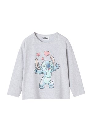 PRINT-DISNEY LILO  - Long sleeved top - grau meliert