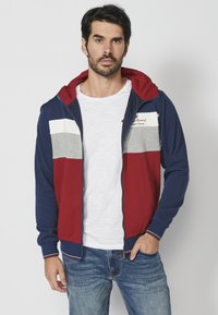 Koroshi Zip-up sweatshirt - navy