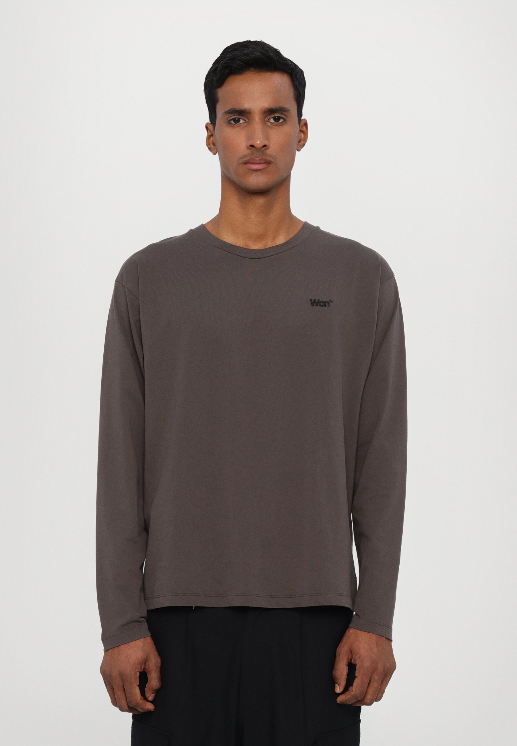 Won Hundred THE STAFF TEE - Long sleeved top - black/khaki