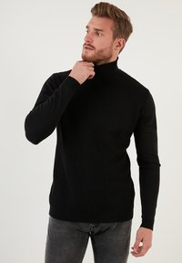 Buratti REGULAR FIT - Pulover - black
