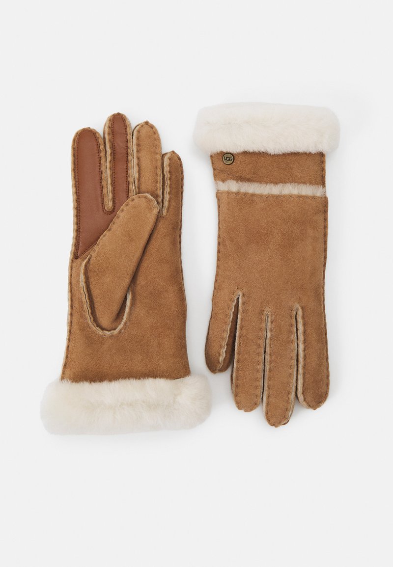 UGG SEAMED GLOVE - Hansker - chestnut