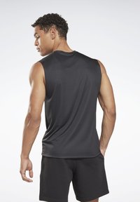 Reebok TRAIN SLEEVELESS TECH T-SHIRT - Top - night black