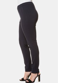Ulla Popken GROSSE GRÖSSEN BIS RUNDUM-GUMMIBUND STRETCH - Leggings - Byxor - mitternachtsblau