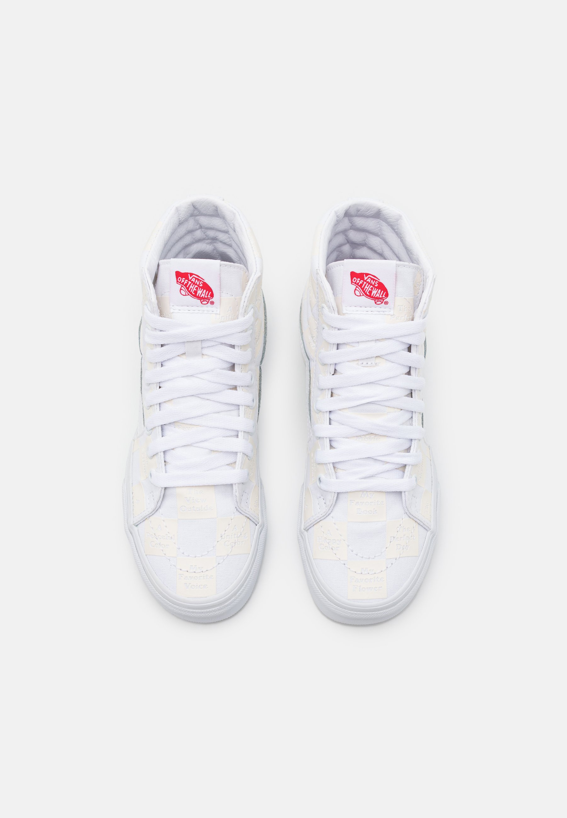 Vans SK8-HI UNISEX - Sneakers hoog - true white/wit - Zalando.nl