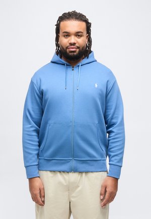 LONG SLEEVE - Bluză de molton cu fermoar - delta blue