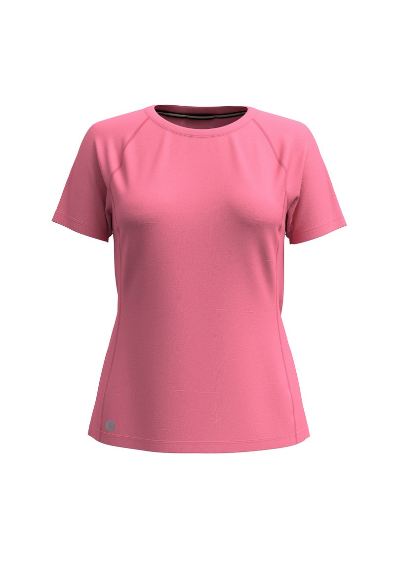 SmartWool T-shirt basic donkerroze SmartWool T-shirt basic donkerroze