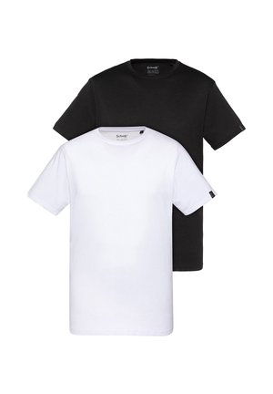PACK DE 2  - T-shirt basique - blanc noir