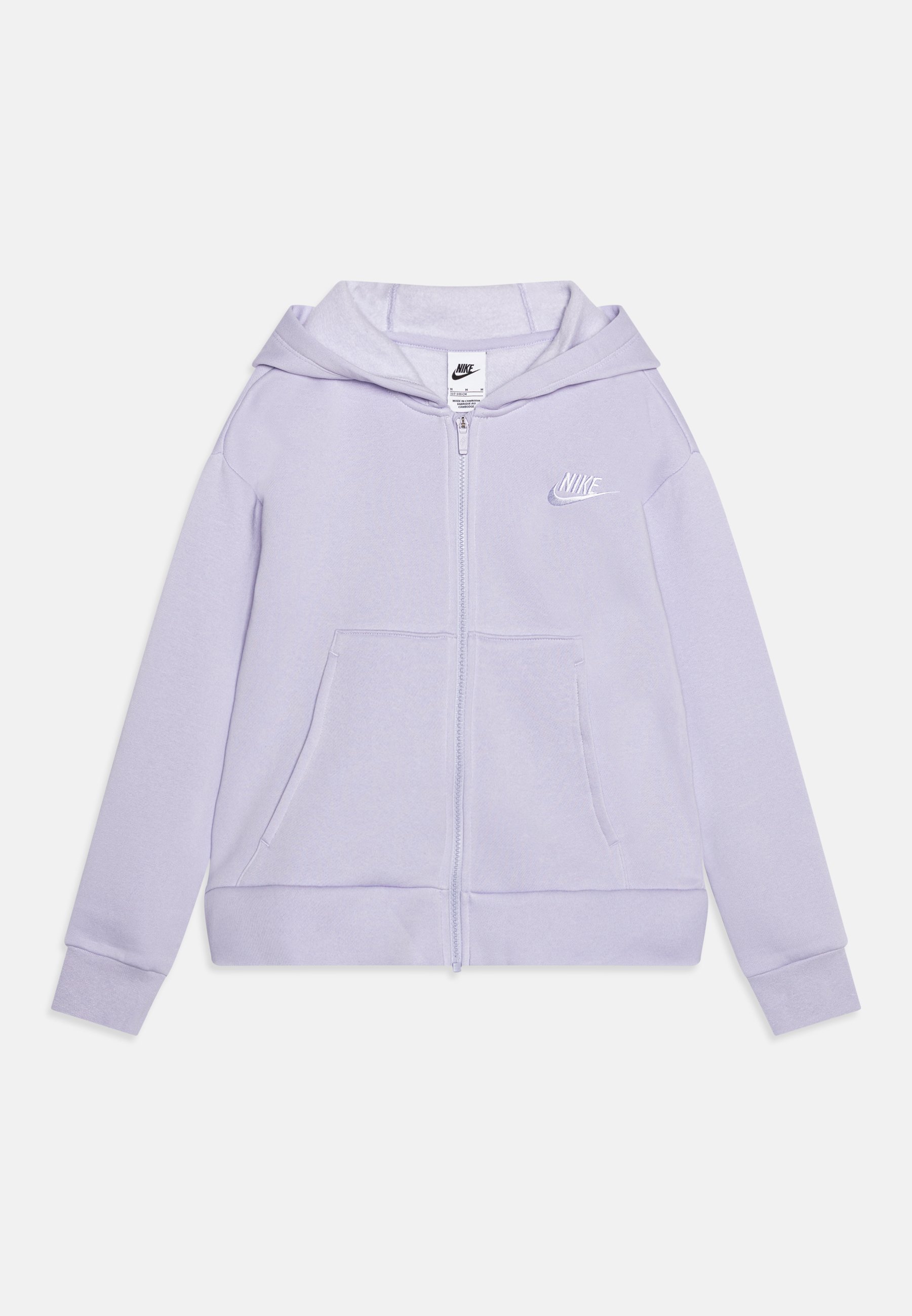 lilac nike zip up
