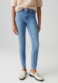 OPUS MID RISE ANKLE - Jeans Skinny Fit - ocean blue washed