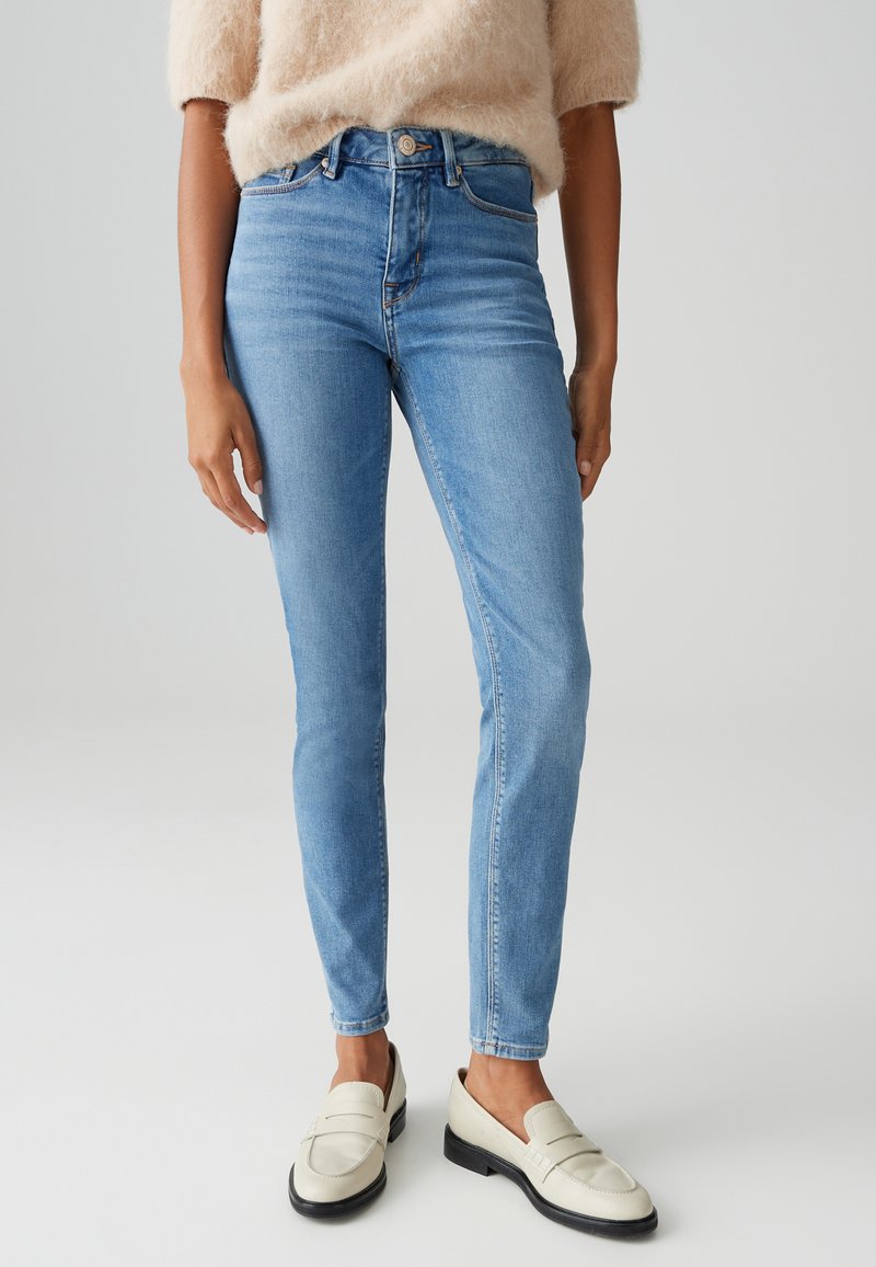 OPUS MID RISE ANKLE - Jeans Skinny Fit - ocean blue washed