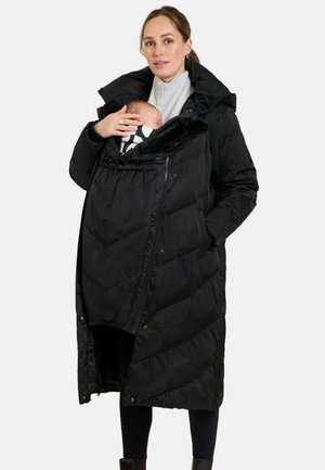 REGULAR FIT - LONG 3-IN-1 MATERNITY  BABYWEARING  - Wintermantel - black