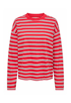 ONLY, ONLHAPPY L/S O-NECK STRIPE TEE JRS - Maglietta a manica lunga - lollipop