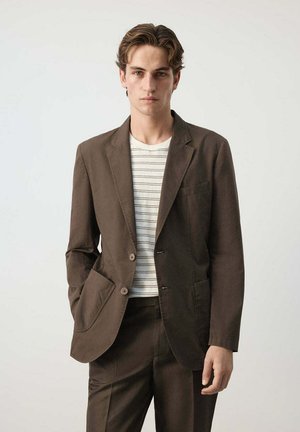 Mango, ADULT - Veste de costume - brown
