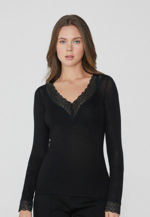 T-shirt à manches longues - Black