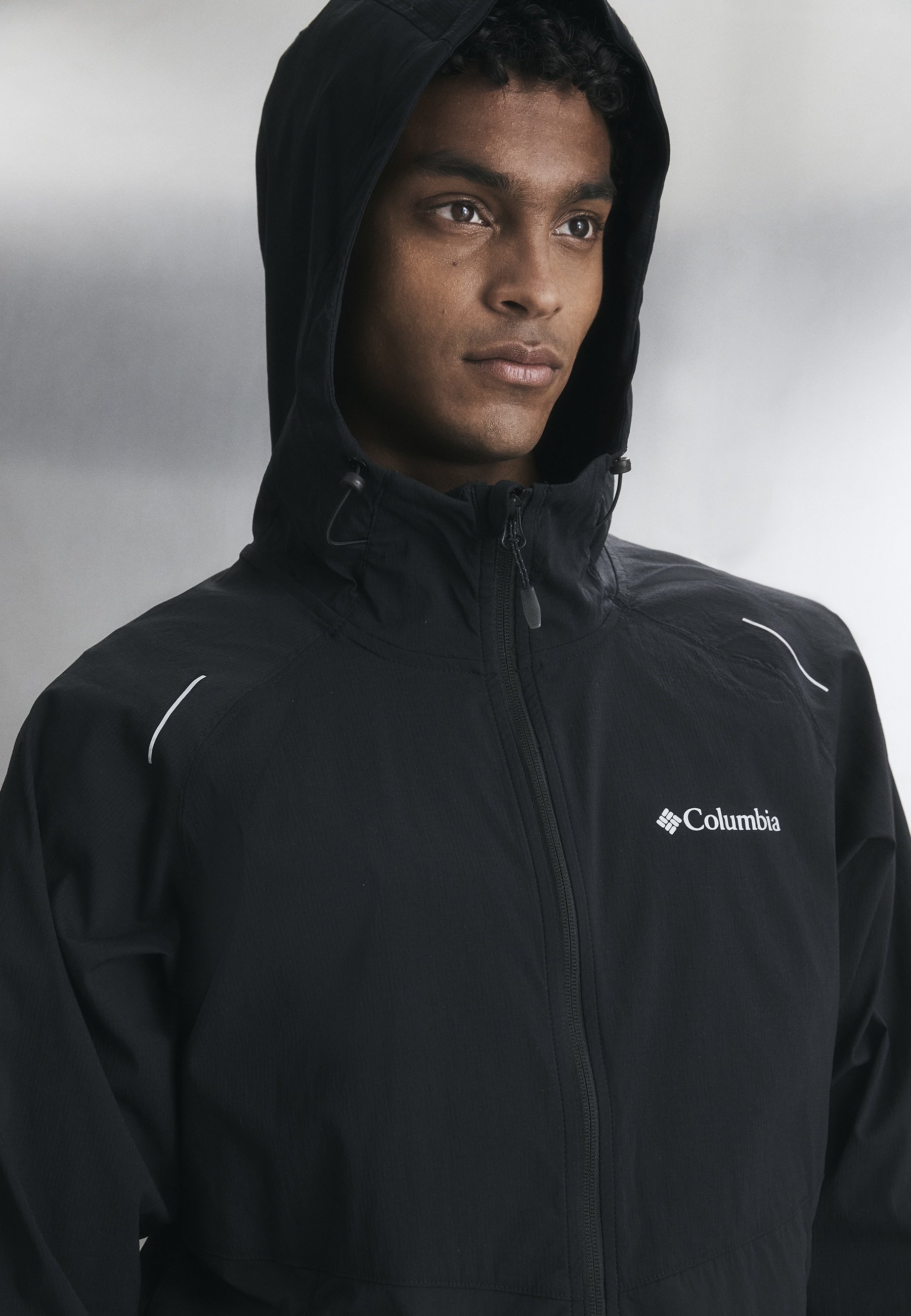 Columbia COLUMBIA TECH™ II FULL ZIP - Windbreaker - black - Zalando.ie