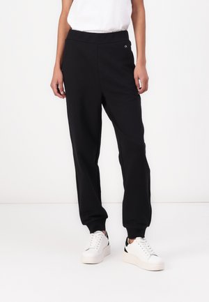 Calvin Klein TERRY - Tracksuit bottoms - black