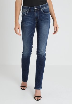 Vaqueros rectos - stone blue denim