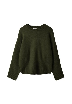 Stradivarius, SOFT-TOUCH BASIC KNIT JUMPER - Maglione - green