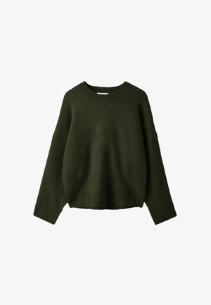 Stradivarius, SOFT-TOUCH BASIC KNIT JUMPER - Maglione - green