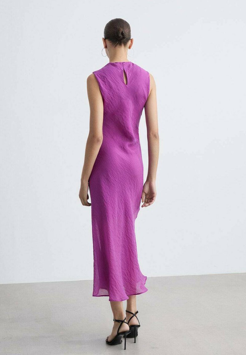 strapless open back dress Zapaka Women Lilac Prom Dress with Appliques Mermaid Spaghetti Straps Long Split Front Formal Dress, Lilac / US10 main image 0