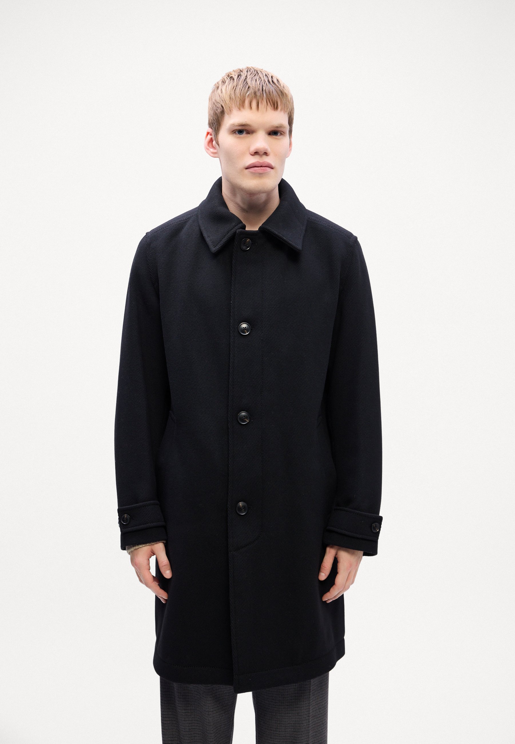 BOSS OCOZIER - Classic coat - black - Zalando