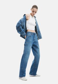 Straight leg jeans - blue denim
