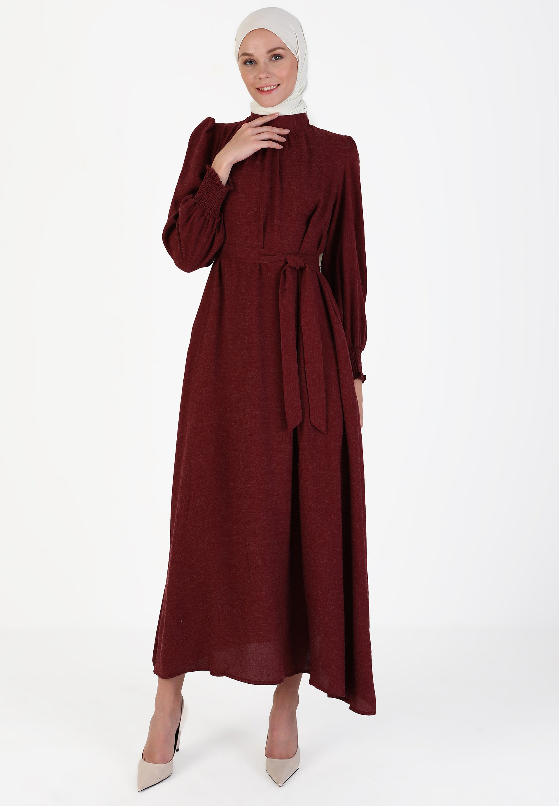 sachin and babi light blue dress TFNC SERENE BURGUNDY MAXI DRESS main image 1