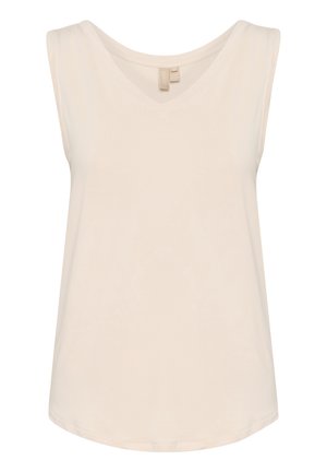 Culture, CULTURE V-NECK TANK TOP. - Débardeur - whitecap