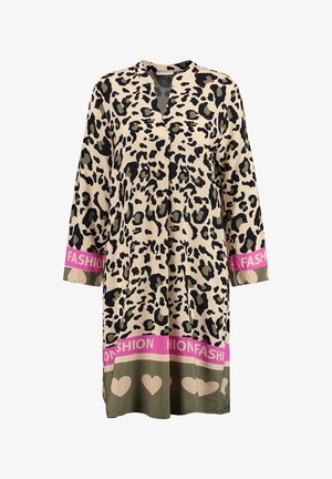 Key Largo SAVANNA V-NECK - Jurk - khaki