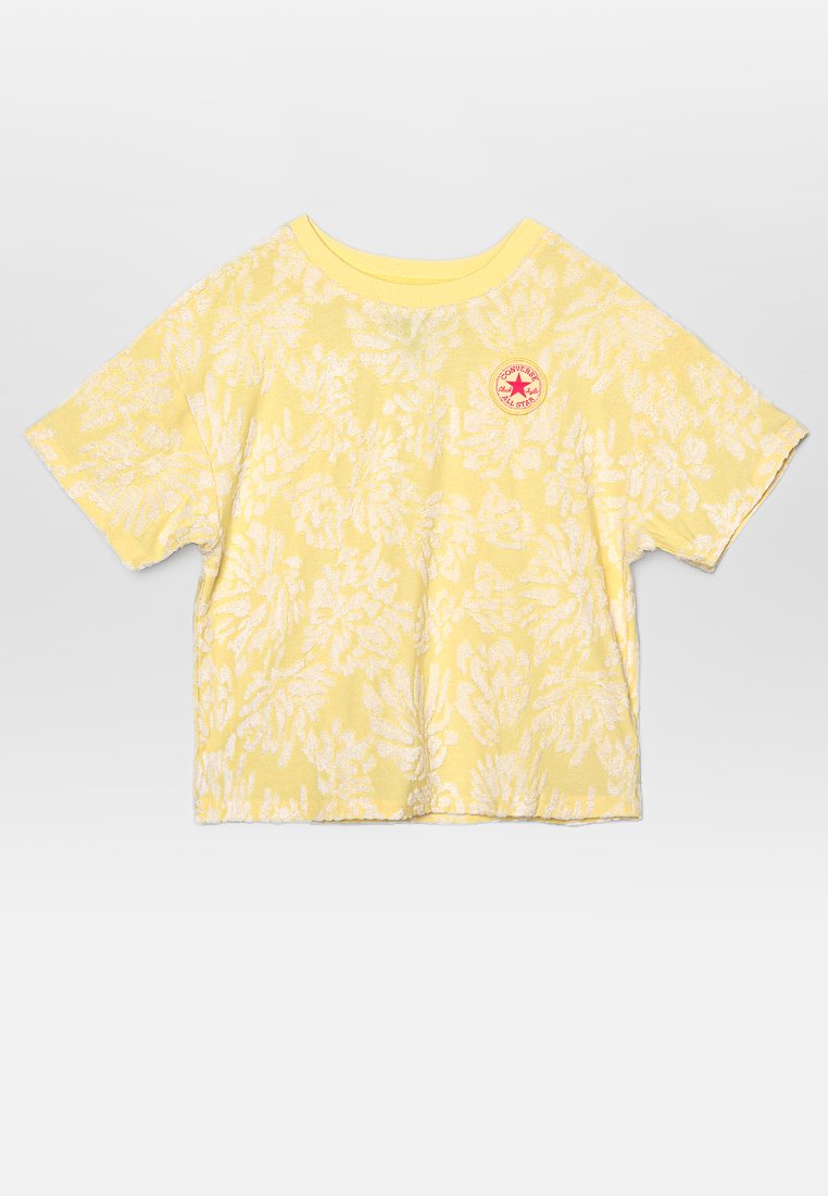 Converse T-shirt print geel Converse T-shirt print geel